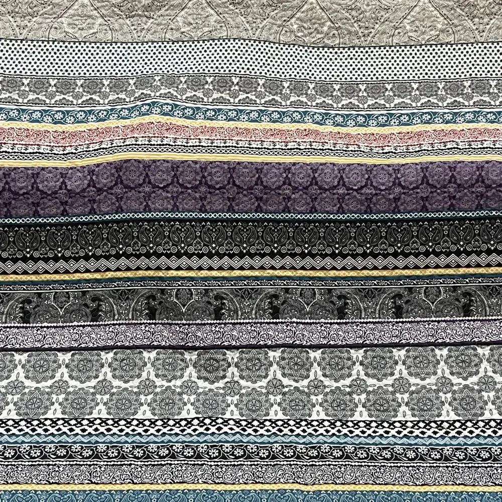 3 PCS Set Colorful Quilt Queen Size BOHO All Season